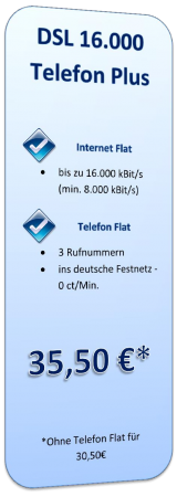 DSL 16.000 Telefon Plus