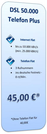 DSL 50.000 Telefon Plus